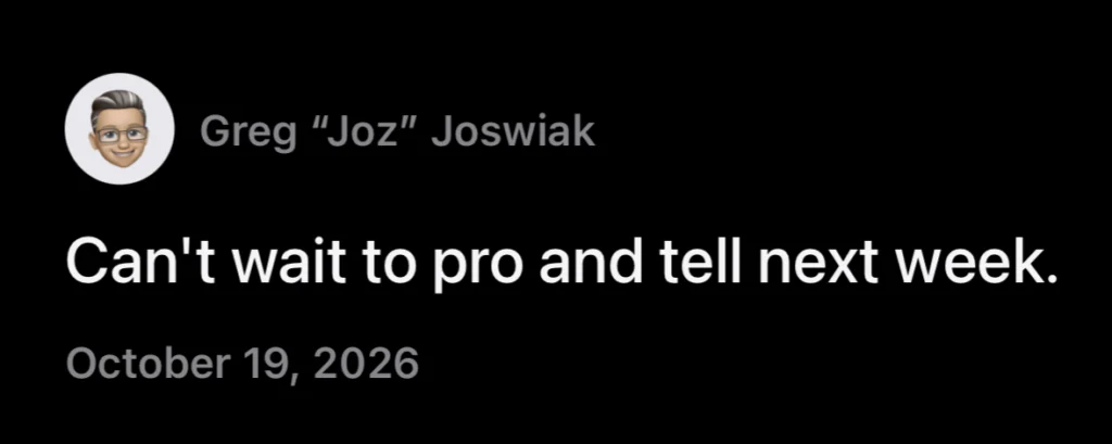 Greg Joswiak on Apple event