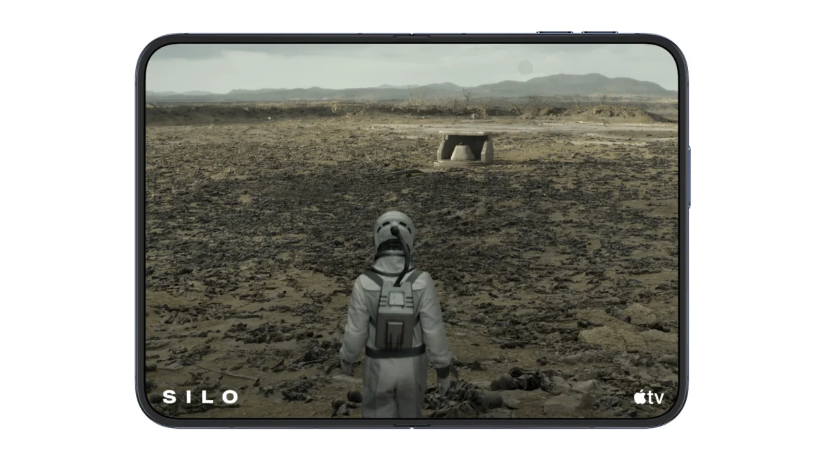 iPhone Duo showing Silo show on Apple TV